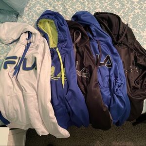 Fila hoodie bundle - 5 total